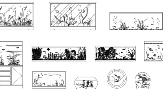 Descarga gratis los Acuarios 2D para AutoCAD