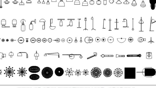 Descarga gratis bloques DWG de candelabros y lámparas para AutoCAD