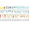 Descarga bloques DWG de cortinas y tules para AutoCAD