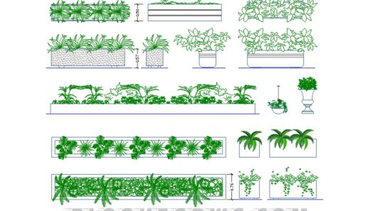 Descarga gratis jarrones modernos para AutoCAD en formato DWG
