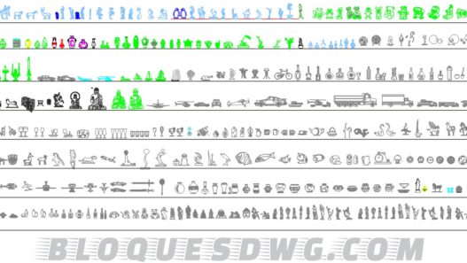 Descarga gratis la biblioteca DWG de juguetes y decoraciones para AutoCAD
