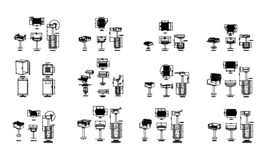 Descarga gratis las Parrillas de Carbón para AutoCAD