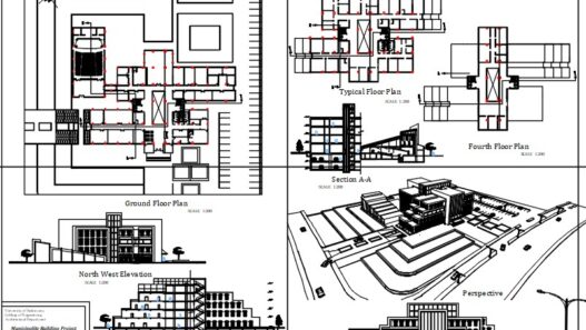 Descarga gratis planos de municipalidad en AutoCAD en formato DWG.