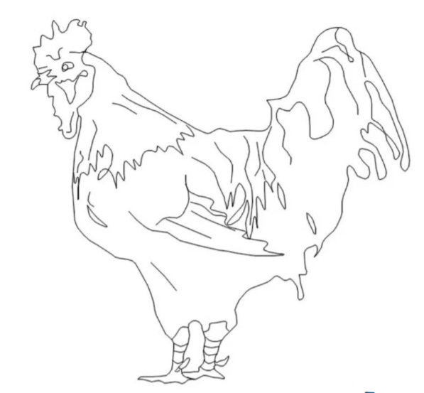 Bloques AutoCAD de gallinas y pollos en elevación para planos de granjas avícolas, proyectos agropecuarios y diseño rural.