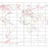 Mapa mundial en AutoCAD DWG con cuadrícula geográfica y contornos de continentes para proyectos de cartografía, arquitectura, urbanismo y presentaciones técnicas.