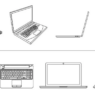 Image Alt Text: Bloques AutoCAD de ordenador portátil para proyectos de arquitectura interior, oficinas, espacios de trabajo y diseño de interiores en formato DWG.