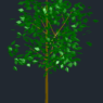 Bloques AutoCAD de árbol en 3D con hojas, tronco y estructura para proyectos de paisajismo y visualización arquitectónica.
