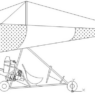 Bloques AutoCAD de avión triciclo con vistas en planta, lateral y detalles del tren de aterrizaje para proyectos aeronáuticos y de ingeniería.