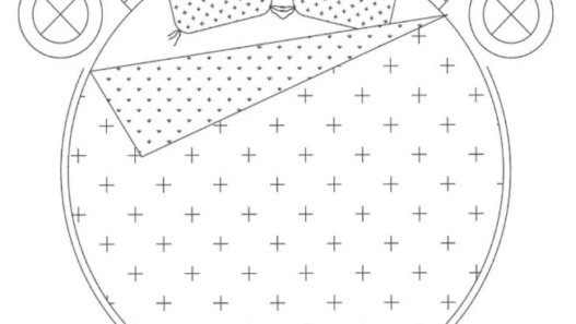 Bloque AutoCAD de cama doble redonda en vista en planta con detalles de ropa de cama ideal para diseño de interiores y dormitorios modernos.
