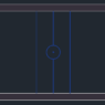 Bloques AutoCAD de mesa de hockey con vista en planta, detalles estructurales y medidas para proyectos recreativos y deportivos.