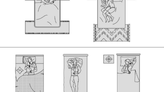 Bloques AutoCAD de personas durmiendo en camas en vista en planta para representación de dormitorios en proyectos arquitectónicos.
