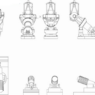 Bloque AutoCAD de telescopio astronómico con base y soporte para proyectos educativos, científicos y de diseño arquitectónico.