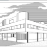 Bloques AutoCAD de la Villa Savoy en 2D con planos arquitectónicos, distribución espacial y detalles para proyectos de arquitectura moderna.