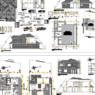 Casa de 2 plantas en AutoCAD con planos arquitectónicos, distribución de espacios y diseño residencial de dos niveles en formato DWG.