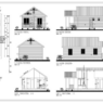 Casa de madera en AutoCAD con planos arquitectónicos, estructura y diseño residencial rústico en formato DWG.