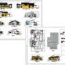 Casa de playa en AutoCAD con planos arquitectónicos, distribución de espacios y diseño residencial costero en formato DWG.