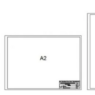 Hojas AutoCAD en formatos A1, A2, A3 y A4 con bordes y cuadros de rotulación para presentación de planos técnicos y arquitectónicos.